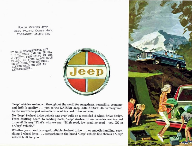 1962 Jeep Full-Line Brochure Page 1